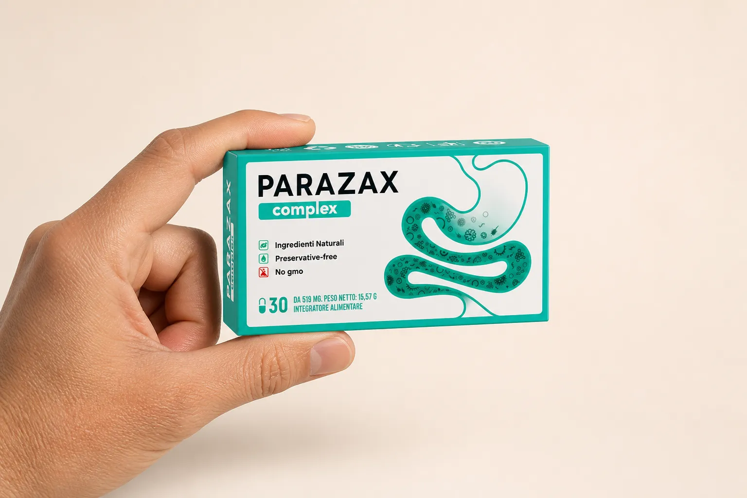 Parazax Complex — le produit en main