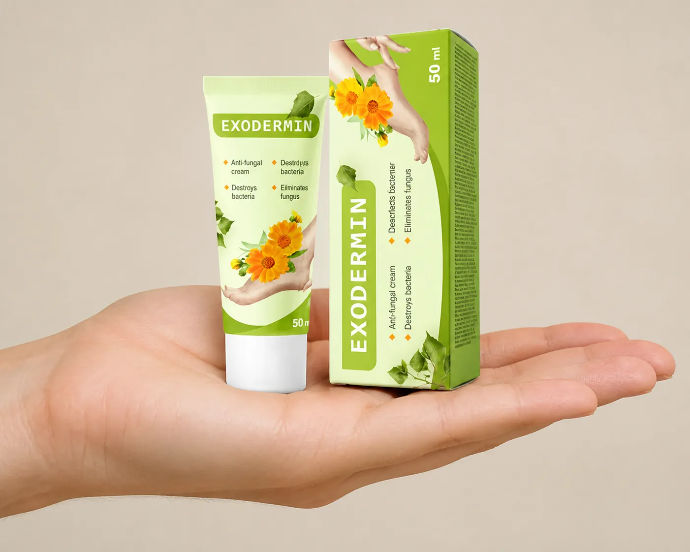 Exodermin — le produit en main