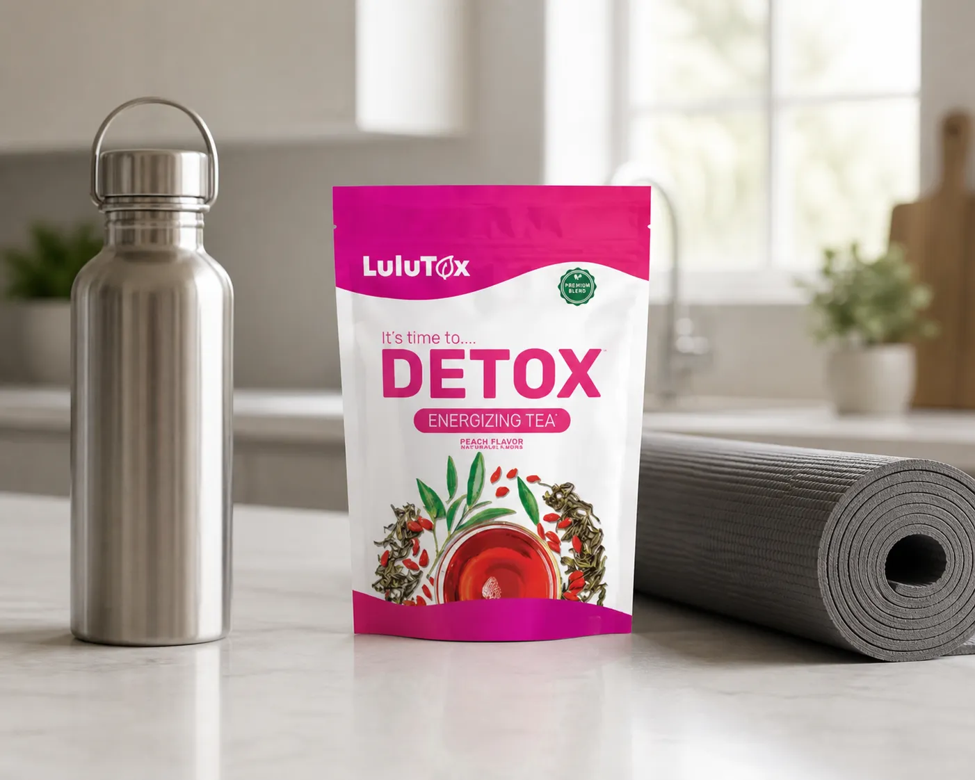 Lulutox Detox Tea HCTC — le produit au quotidien