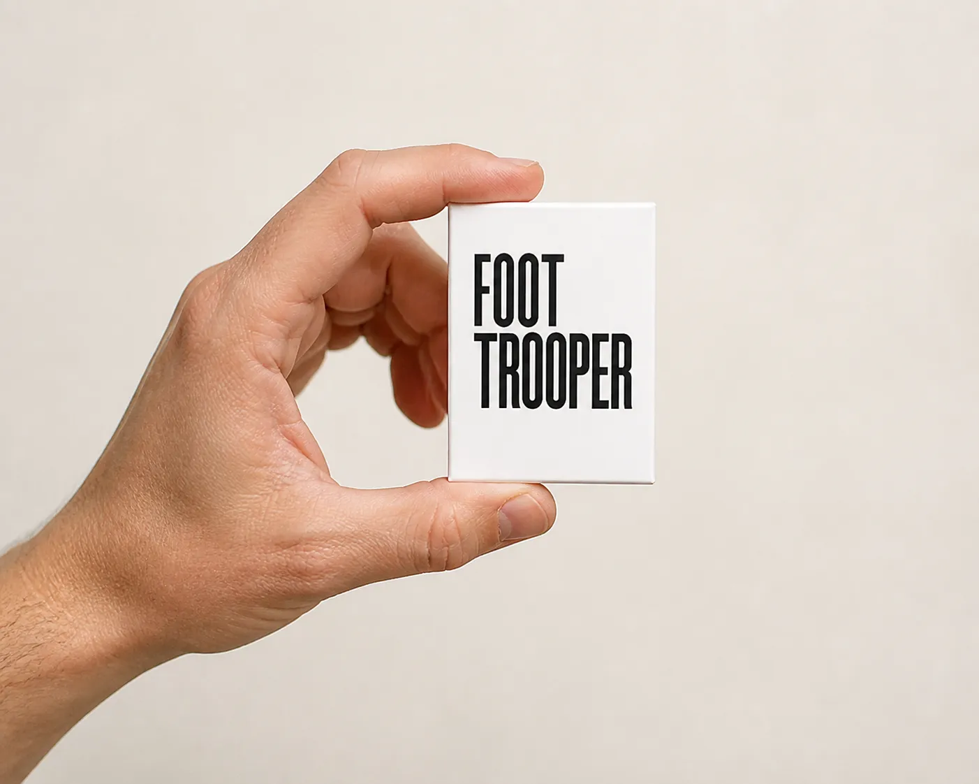 Foot Trooper — le produit en main
