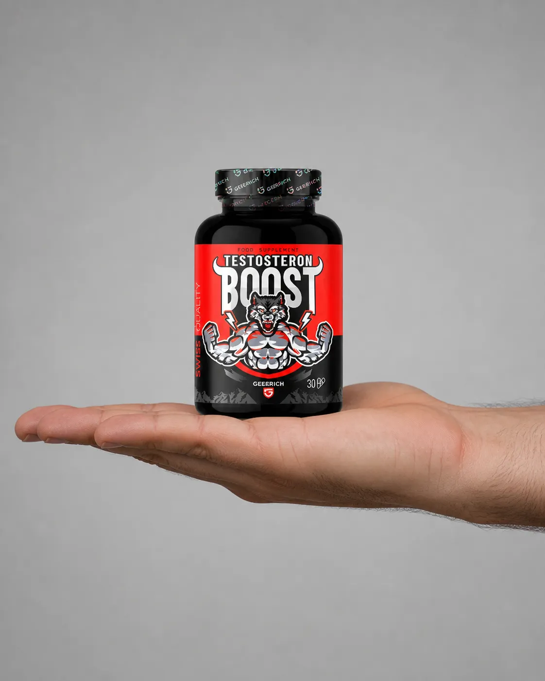 Testosteron Boost — le produit en main