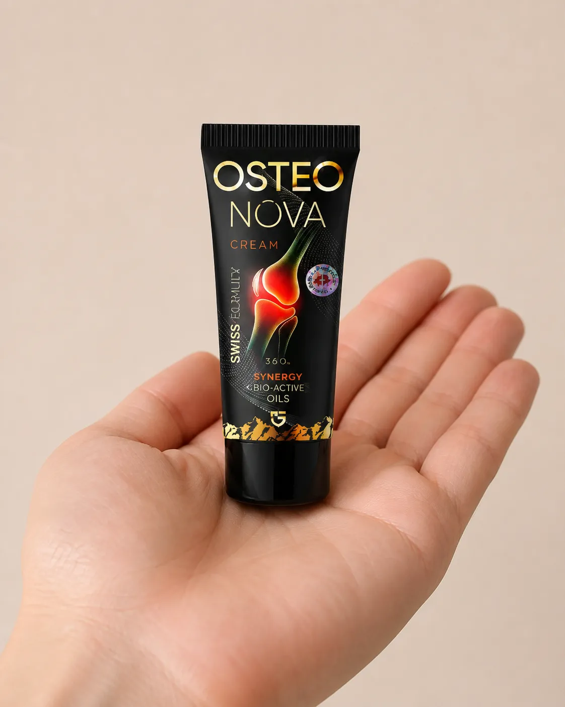 OsteoNova cream — le produit en main