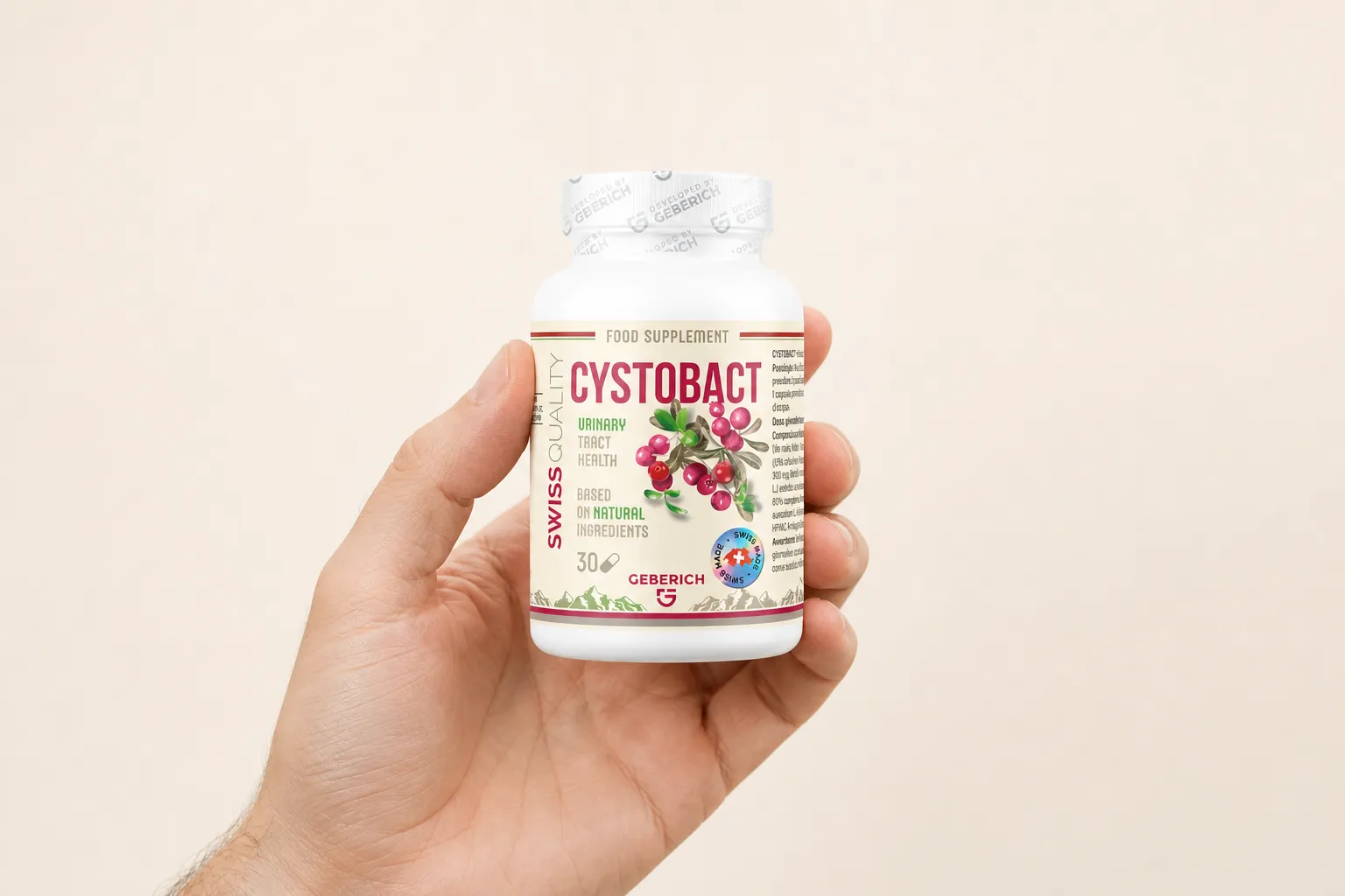 CYSTOBACT — le produit en main