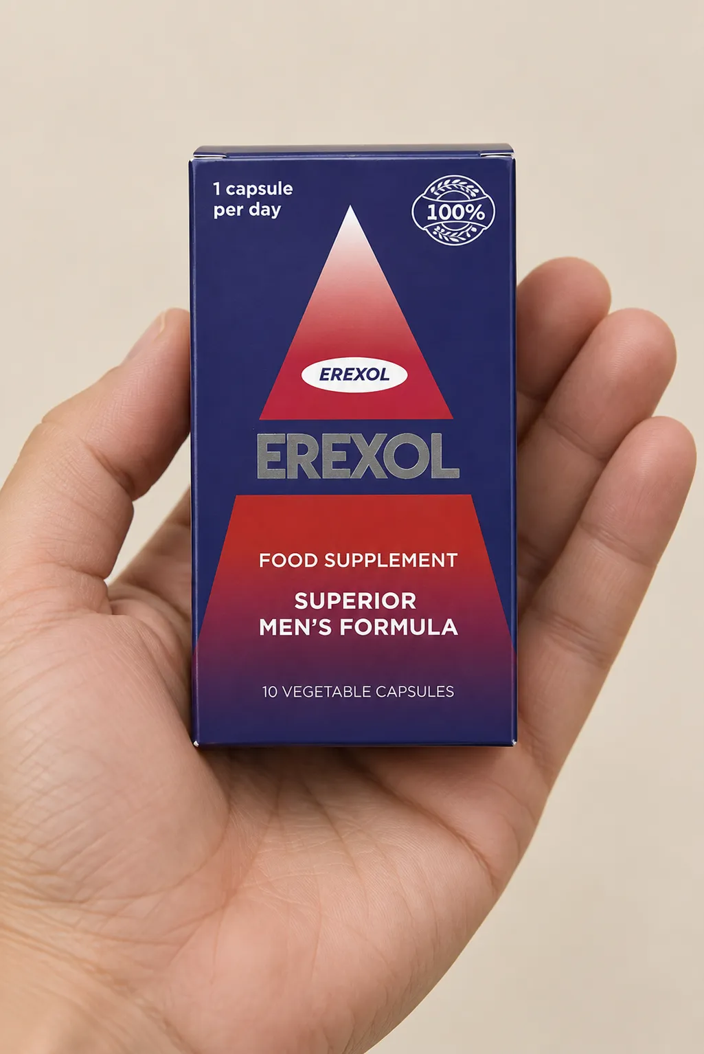 Erexol — le produit en main